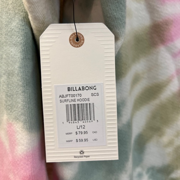 NWT! Salt Crystal Tie-Dye Pocket Lounge Pants (S) and Surfline Hoodie (L) Set - Picture 2 of 10